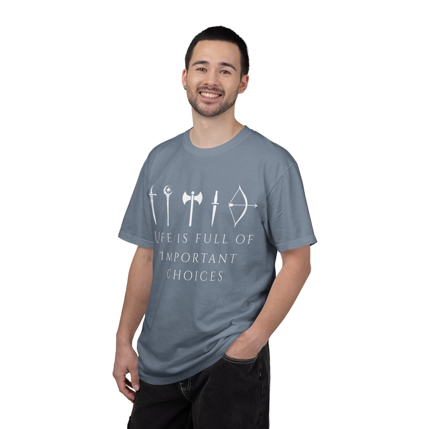 Life Is Full Of Important Choices (Unisex T-Shirt)