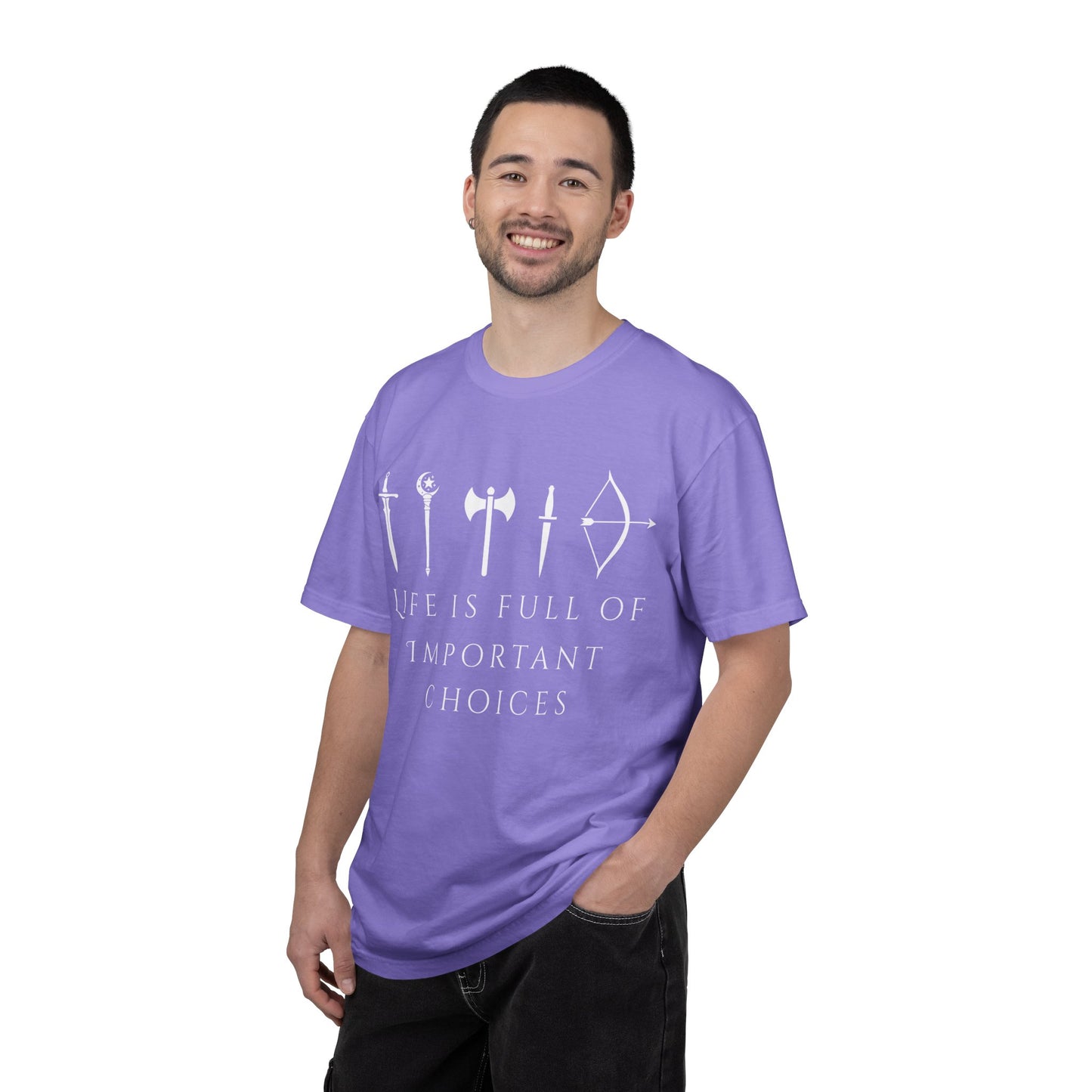 Life Is Full Of Important Choices (Unisex T-Shirt)