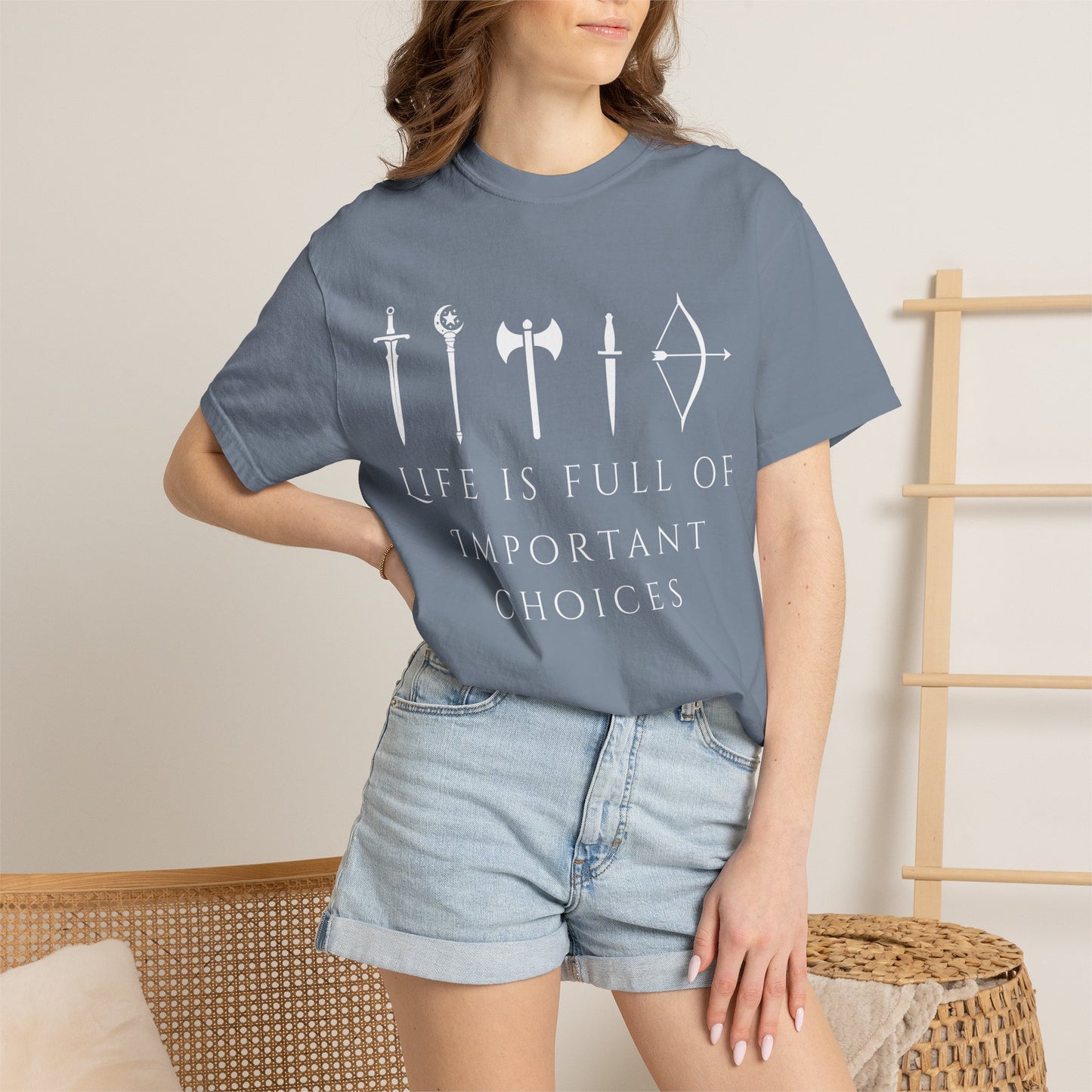 Life Is Full Of Important Choices (Unisex T-Shirt)