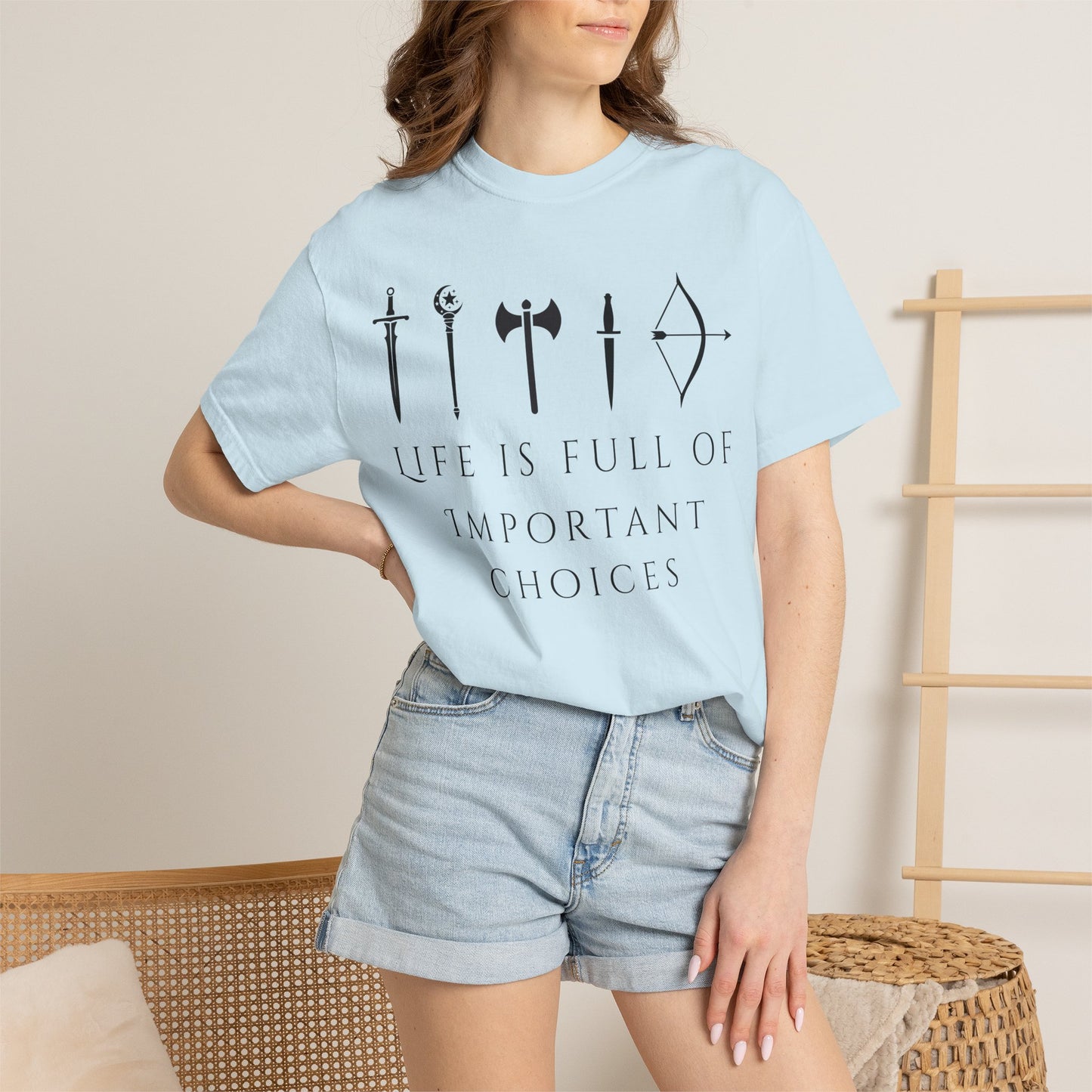 Life Is Full Of Important Choices (Unisex T-Shirt)