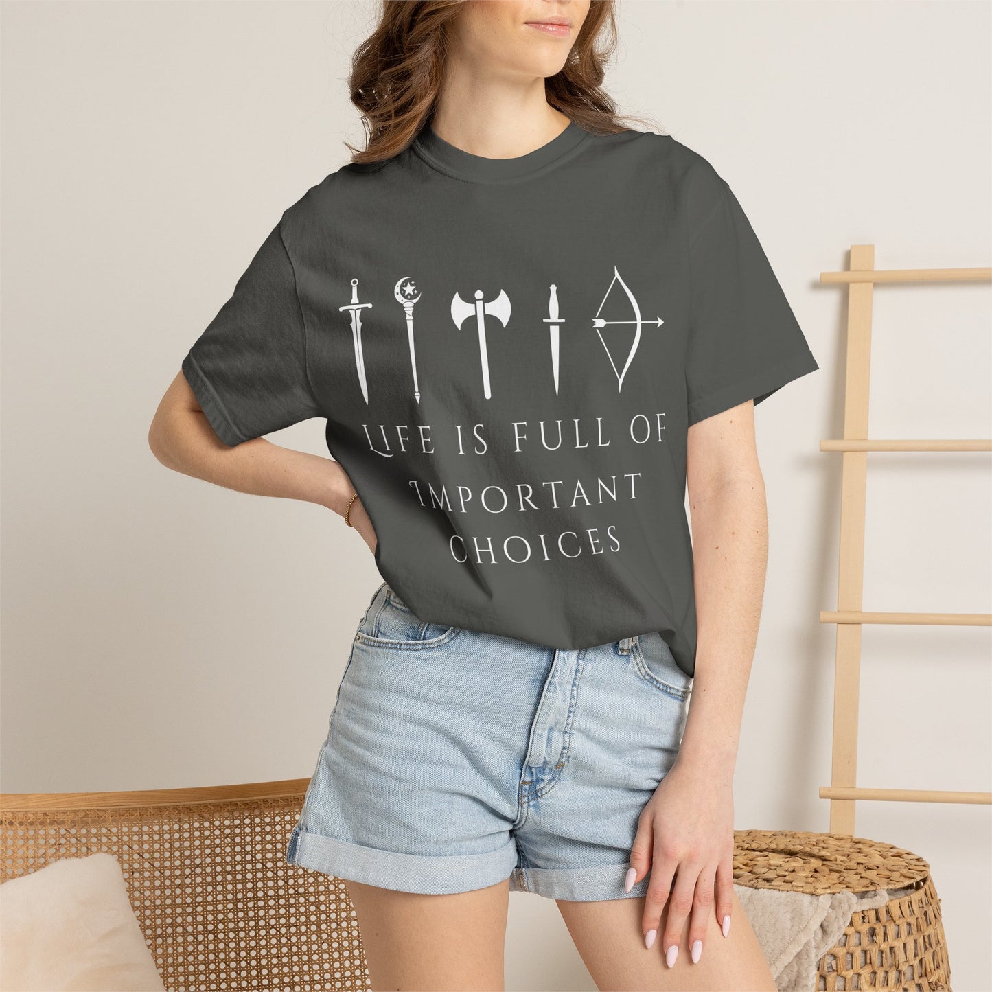 Life Is Full Of Important Choices (Unisex T-Shirt)