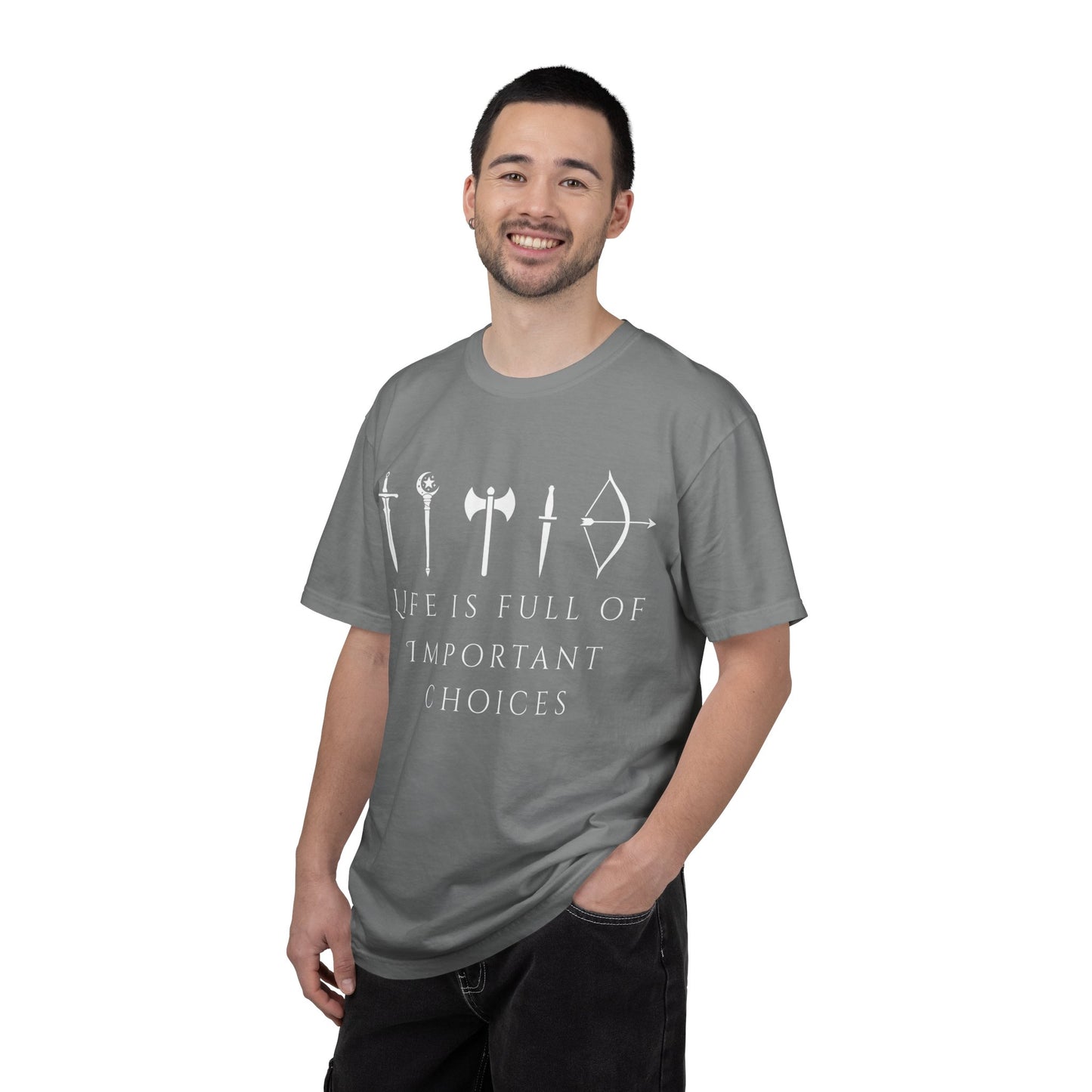 Life Is Full Of Important Choices (Unisex T-Shirt)