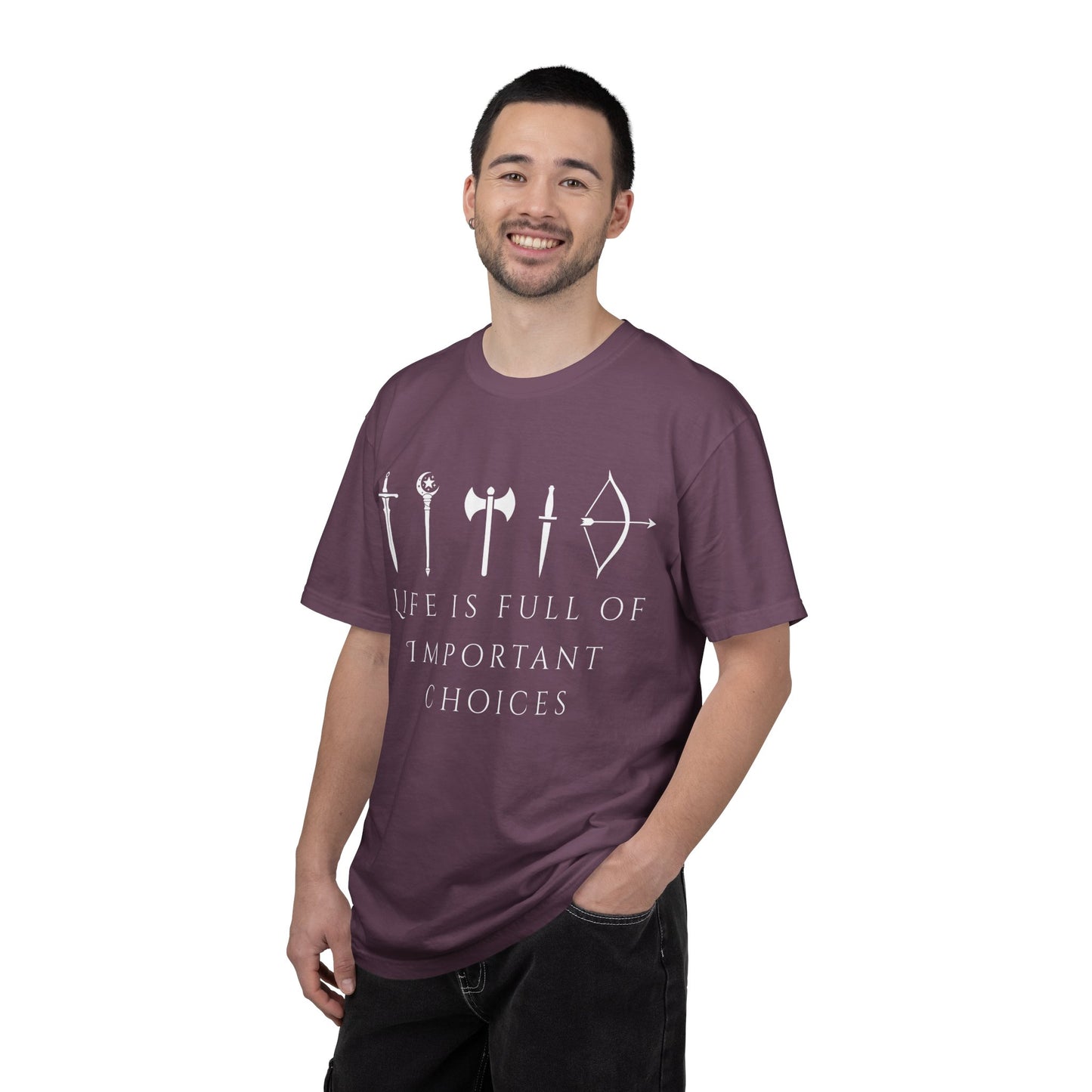 Life Is Full Of Important Choices (Unisex T-Shirt)