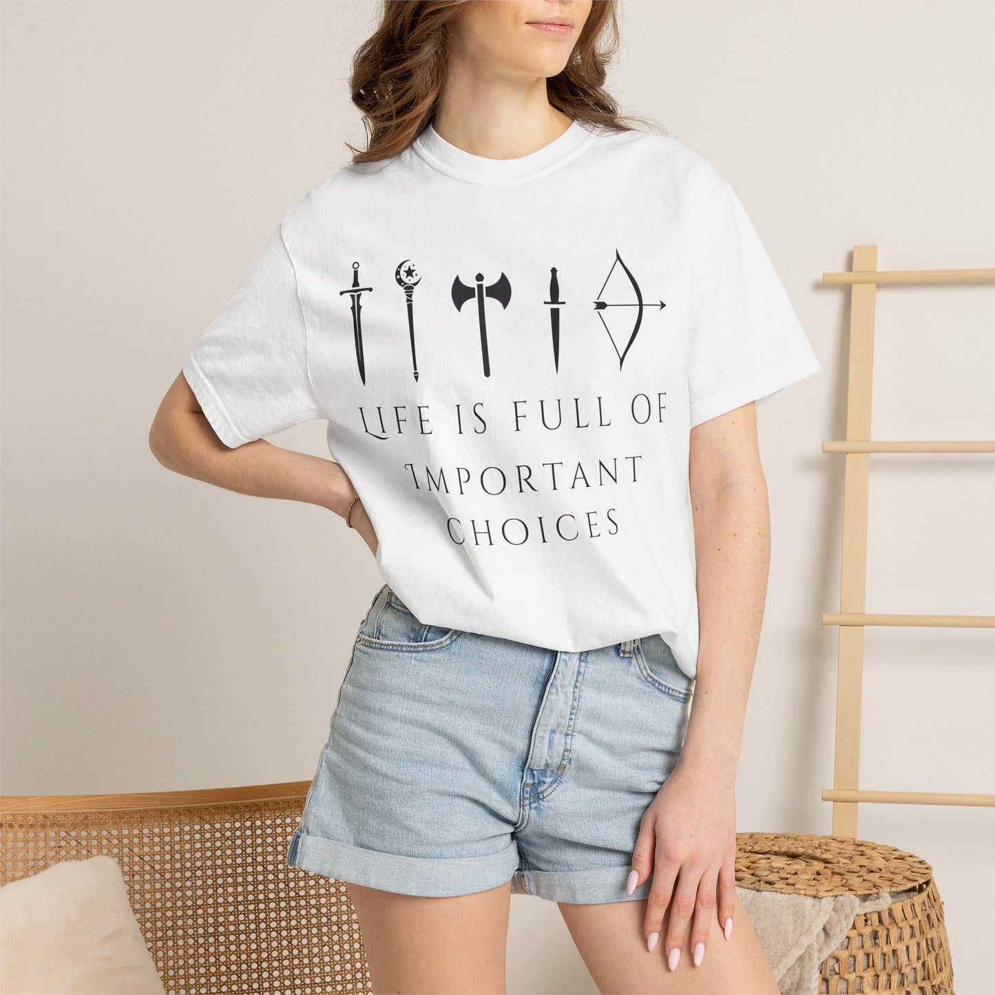 Life Is Full Of Important Choices (Unisex T-Shirt)