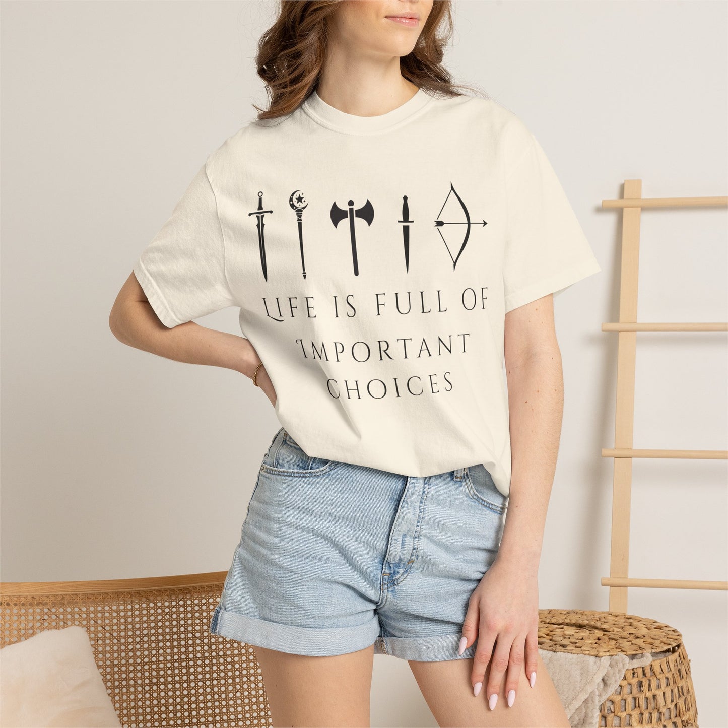 Life Is Full Of Important Choices (Unisex T-Shirt)